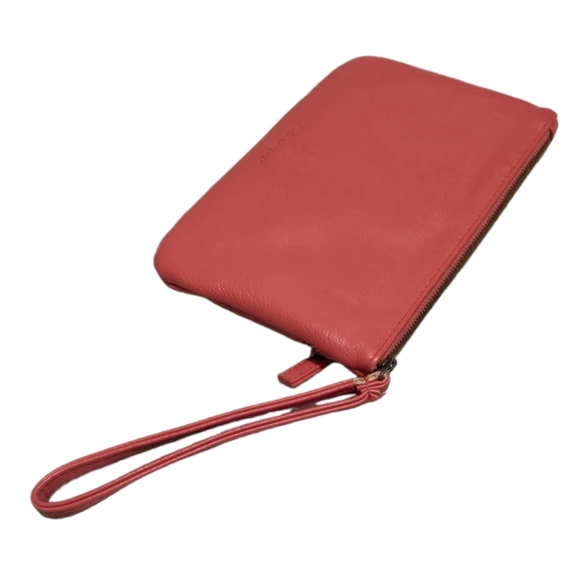 Apt. 9 Coral Double Zipper Pocket Wristlet w/ RFID Protection & Cord Charge Port - Picture 3 of 8